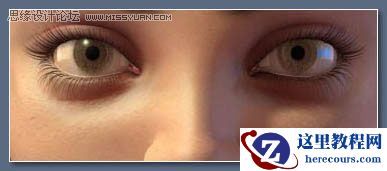 3DsMax教程：制作逼真美女眼睫毛的方法