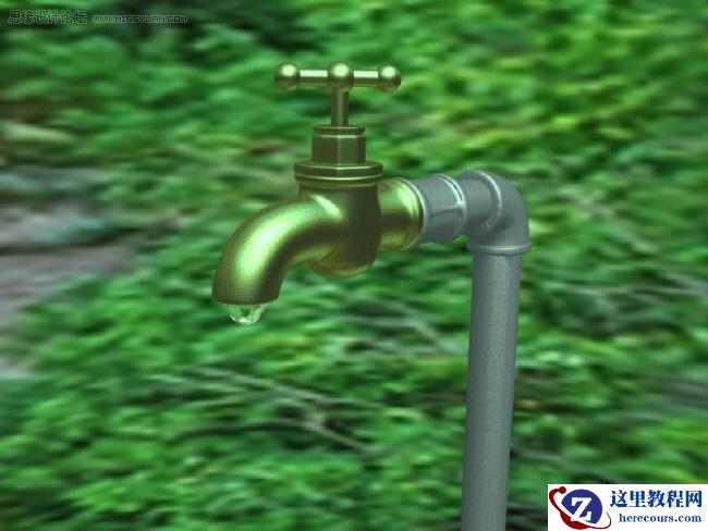 3D MAX建模教程：制作水笼头建模教程