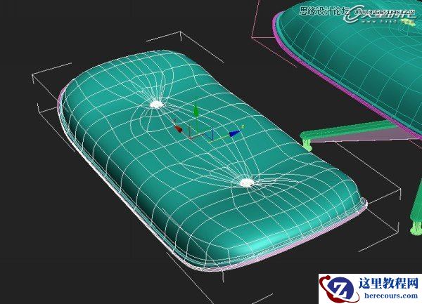 3dsMax制作埃姆斯时尚休闲椅的垫腿椅