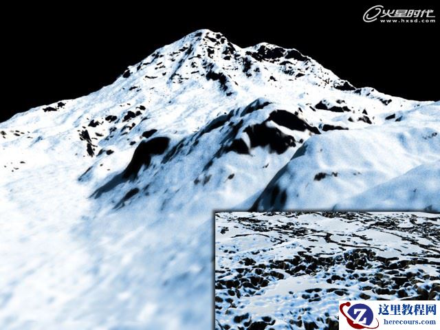 3ds MAX教程：真实的雪材质制作过程