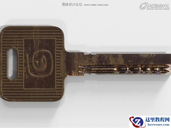 3Dmax实例教程：《金属钥匙》的质感表现