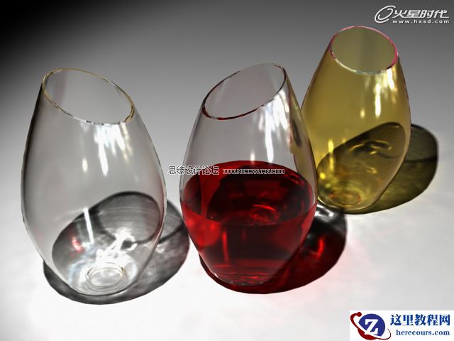3ds Max和V-Ray制作逼真的玻璃酒杯