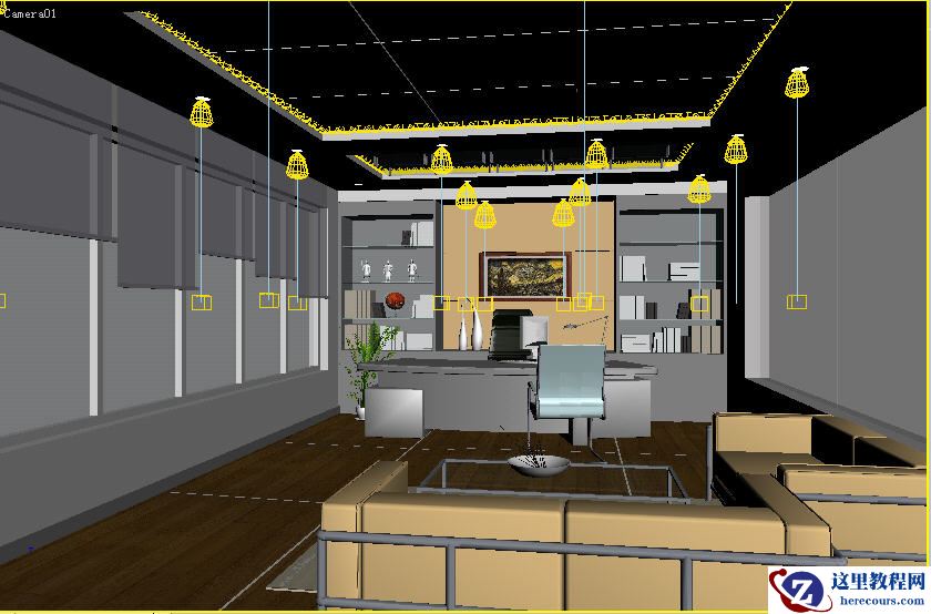 3D MAX实例教程：光能传递流程攻略