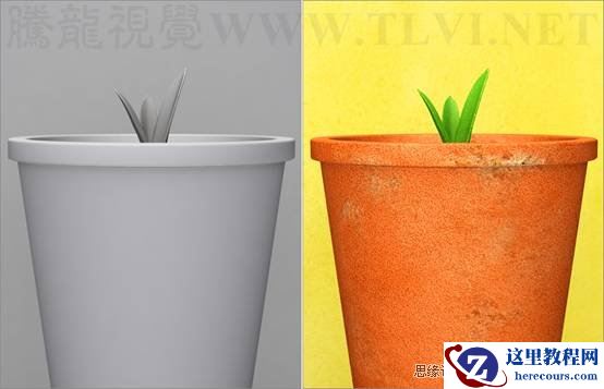 3ds max材质教程：陶土质感表现