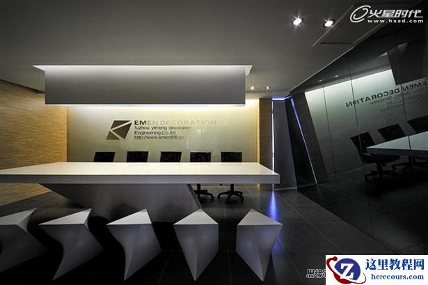 3DMAX实例教程：简单时尚办公空间表现