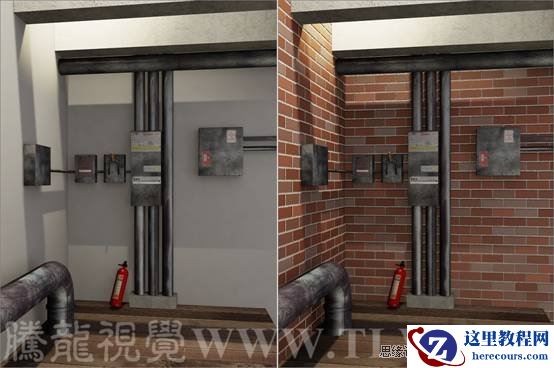 3ds max材质教程：设置砖墙纹理教程