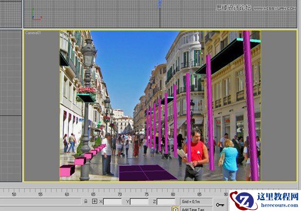 3Dmax基础教程：六步设置3dsmax的相机匹配