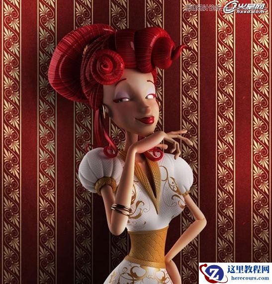 3ds Max制作高贵可爱的公主教程