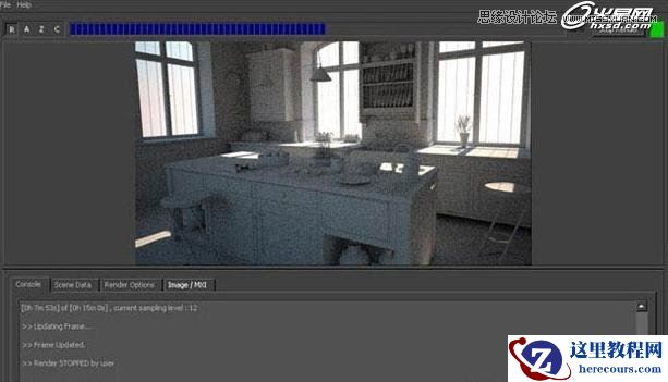 3ds Max打造西方开放式厨房局部场景
