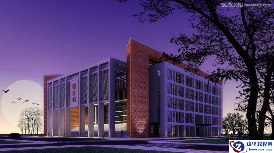 3dmax制作超酷的室外效果图教程