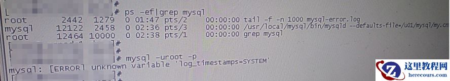 MySQL log_timestamps参数与mysql数据库读取my.cnf的顺序