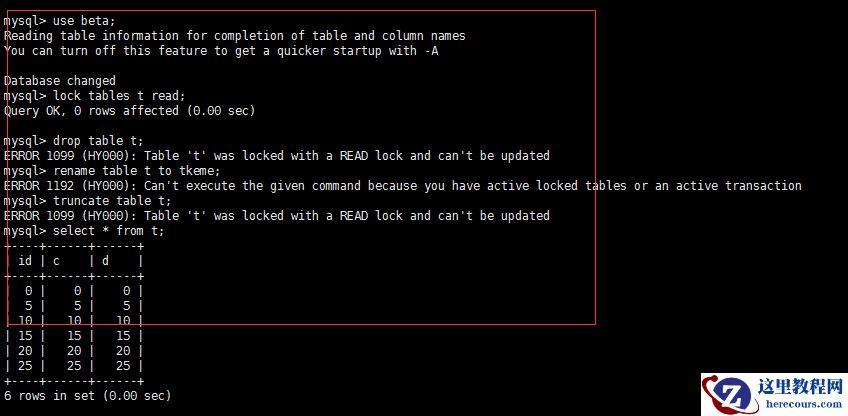史上最详细MySQL全局锁和表锁