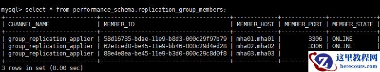 MySQL MGR单主模式详细搭建过程
