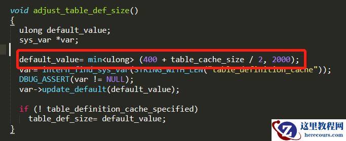 MySQL 关于Table cache设置