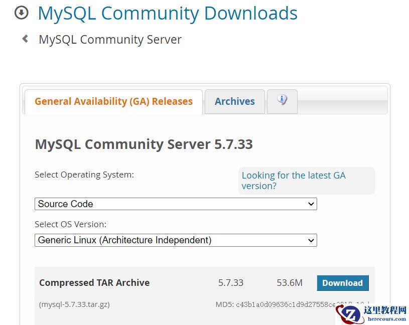 基于Linux的MySQL5.7源码编译安装