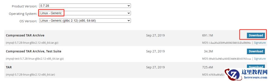 mysql5.7安装_centos7