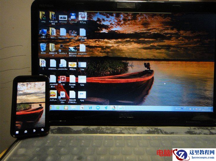 利用android手机做电脑第二显示屏