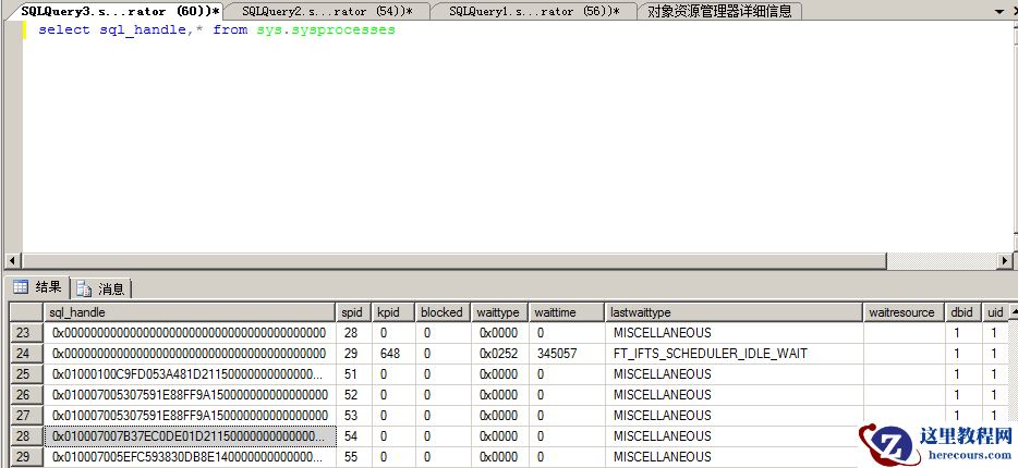 查看数据库的当前连接session，以及其运行的sql