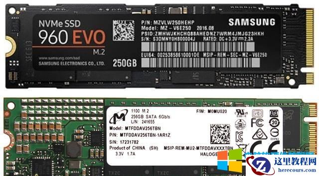 M.2.接口的区别？看懂两张图就可以了