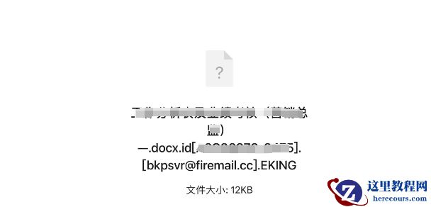 企业计算机服务器中了eking勒索病毒怎么办，eking勒索病毒解密工具流程