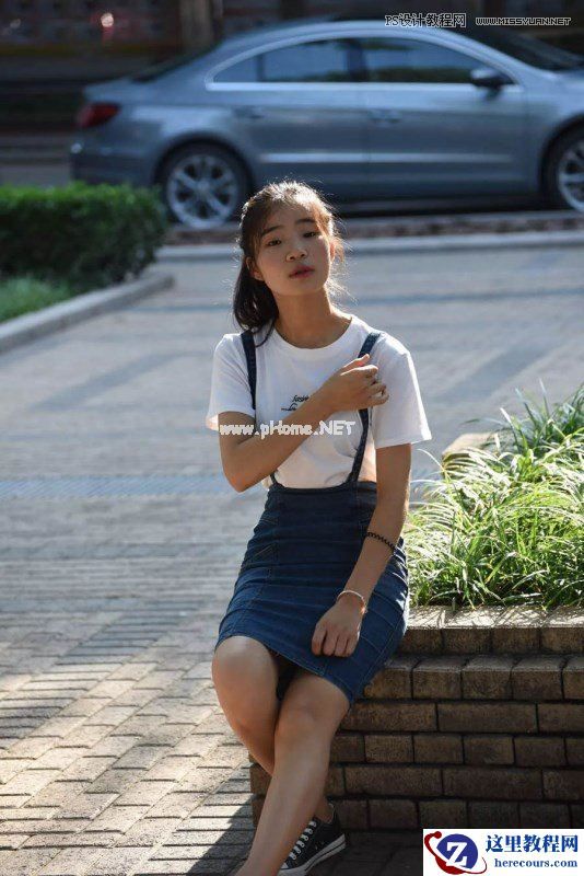 Photoshop结合LR调出校园美女柔美淡雅效果