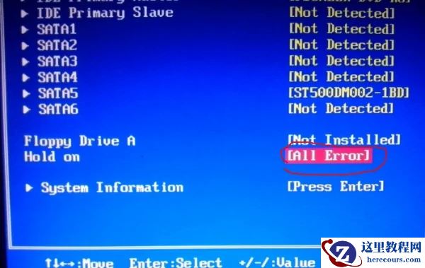 win7电脑每次开机都要按f1怎么办？