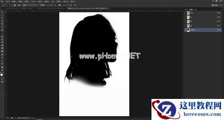 Photoshop创意合成从人物头像中长出的花朵