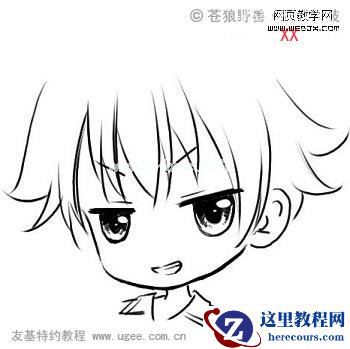 PS绘制可爱卡通Q版漫画的方法与技巧,PSDEE.COOM