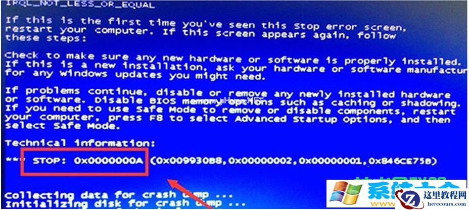 Win7系统出现蓝屏代码0x000000a怎么办? 2017-10