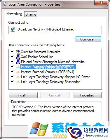 Windows 7环境怎么样进行IPv6配置