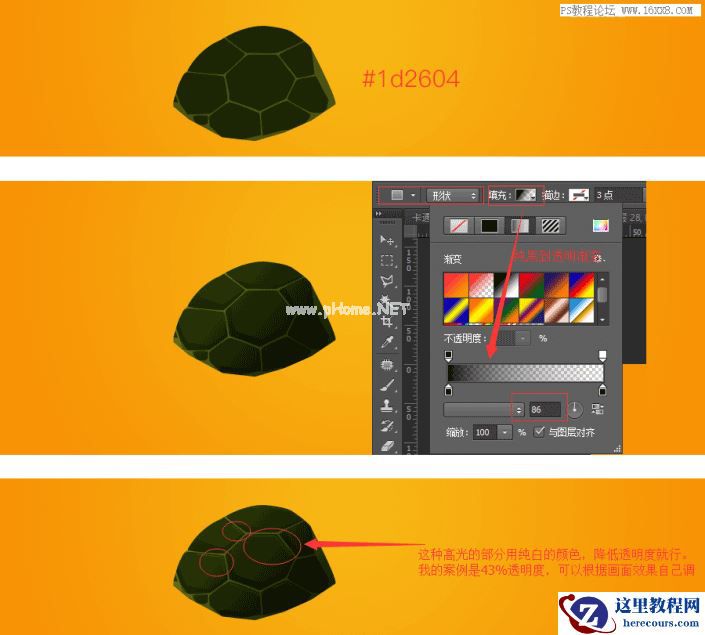 PS详细介绍如何画出大头乌龟卡通形象,PSDEE.COM