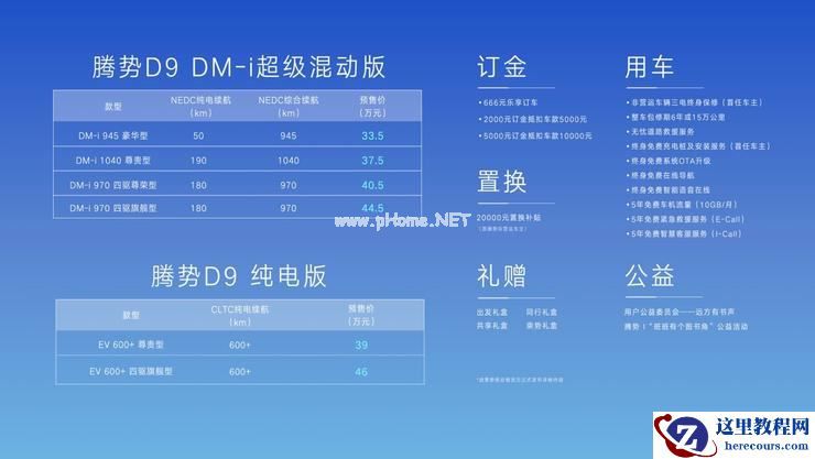 腾势D9正式发售，今年内还将推出三款车型