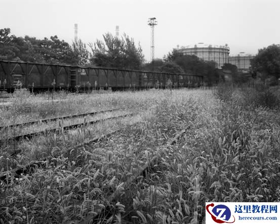 Macintosh HD:Users:apple:Downloads:张哲恒小图:5静卧在草丛中的货车.jpg