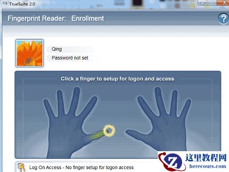 win7指纹识别启用设置教程