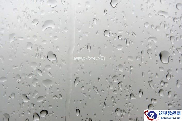 Photoshop制作雨天在玻璃水雾上写字效果