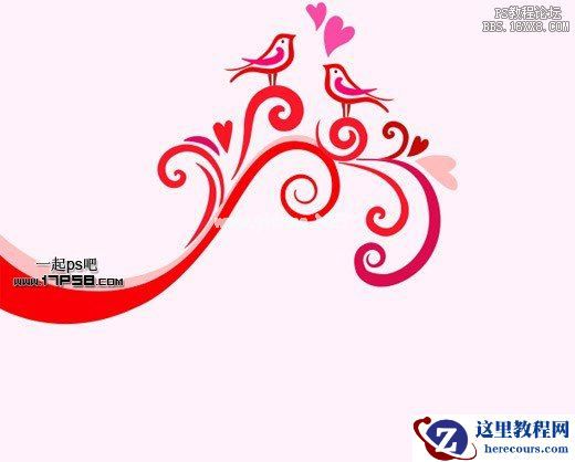 PS绘制一张情人节贺卡送给心爱的姑娘,PSDEE.COM