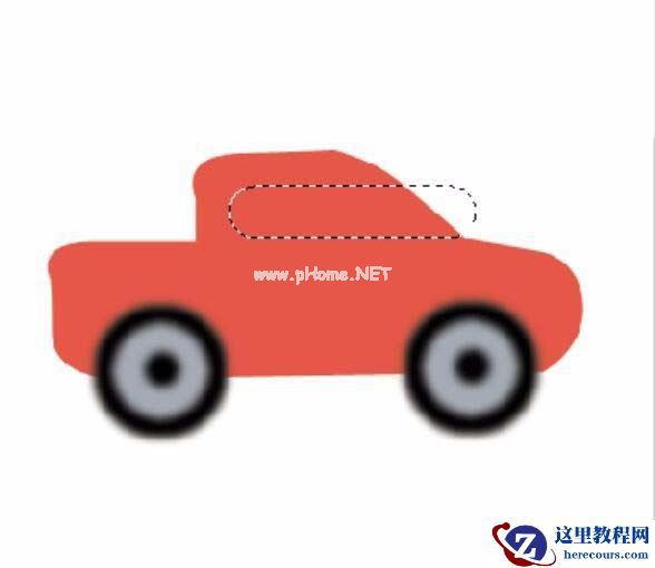 教你使用PS鼠绘卡通小汽车图标