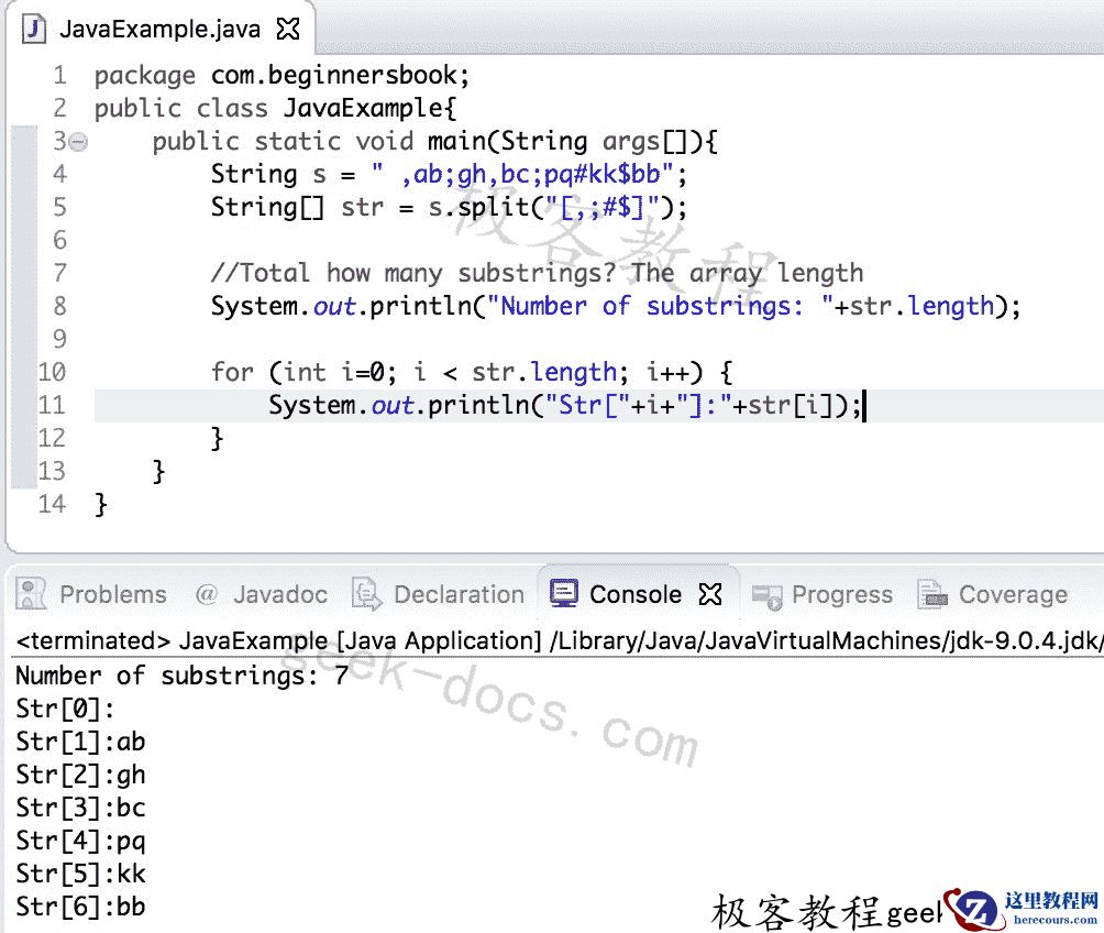 Java String split方法