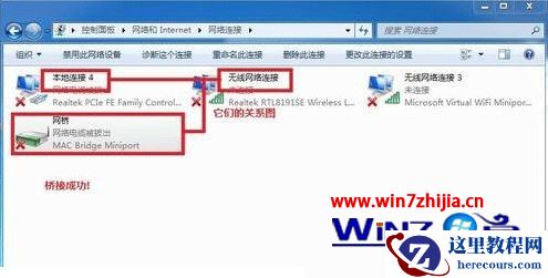 Windows7旗舰版系统如何设置网络桥接