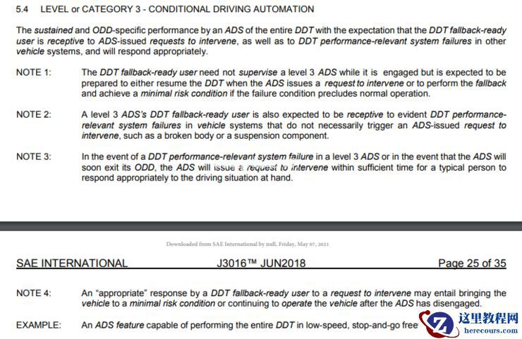 对比了 11168 处修订，我们帮你划了「SAE 自动驾驶分级」更新版的全部重点