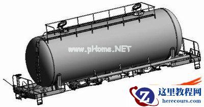 罐体装配与车体其他部分最终装配效果