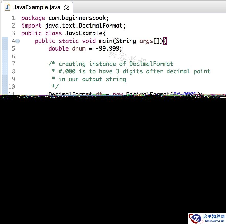Java 实例 double到字符串的转换