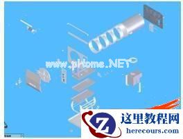 台式灭菌器的爆炸视图