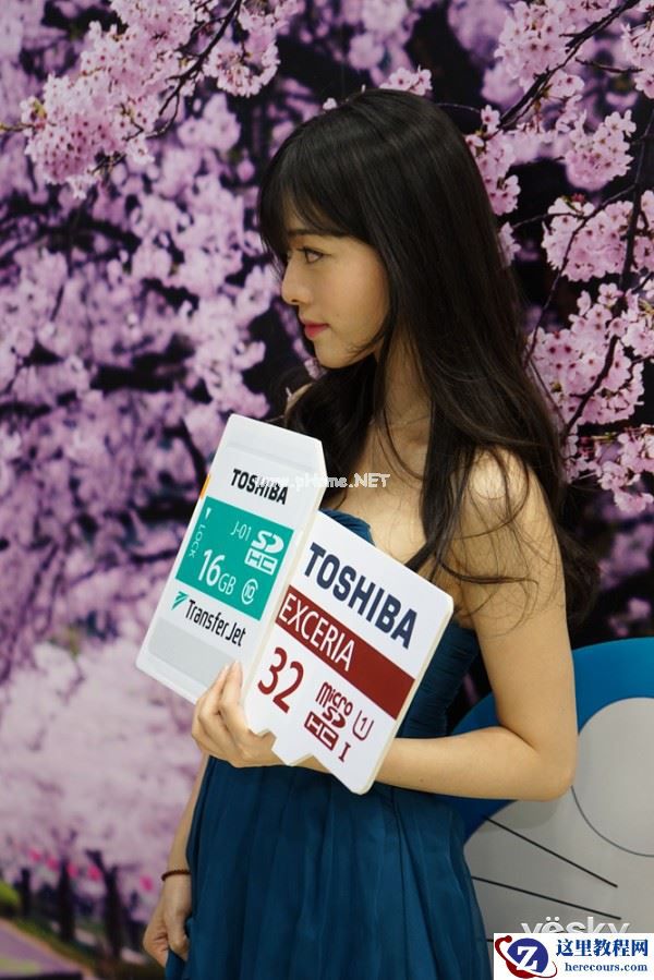 P&E2015：靓丽风景线 东芝展台现美女模特