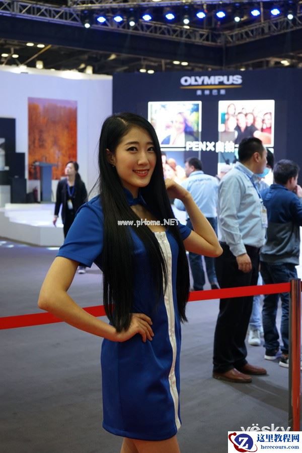 P&E2015：产品之外看点 奥林巴斯展台美女多