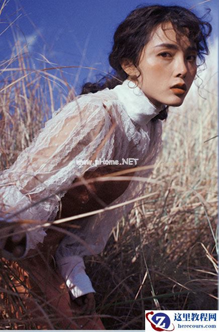 LR调出外景人像复古艺术效果