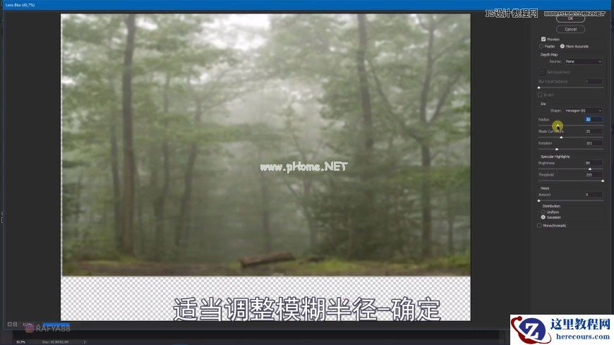 Photoshop创意合成森林中的新娘和鸟笼