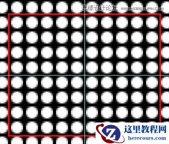 Photoshop制作特殊圆点点阵字体效果教程