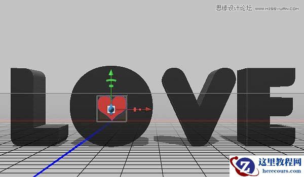 Photoshop制作雕刻花纹3D立体字教程