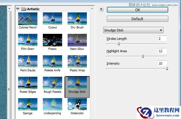 Photoshop制作个性的牛仔布纹艺术字教程